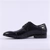 Tommy Bowe Toe Cap Dress Shoe - Black Leather